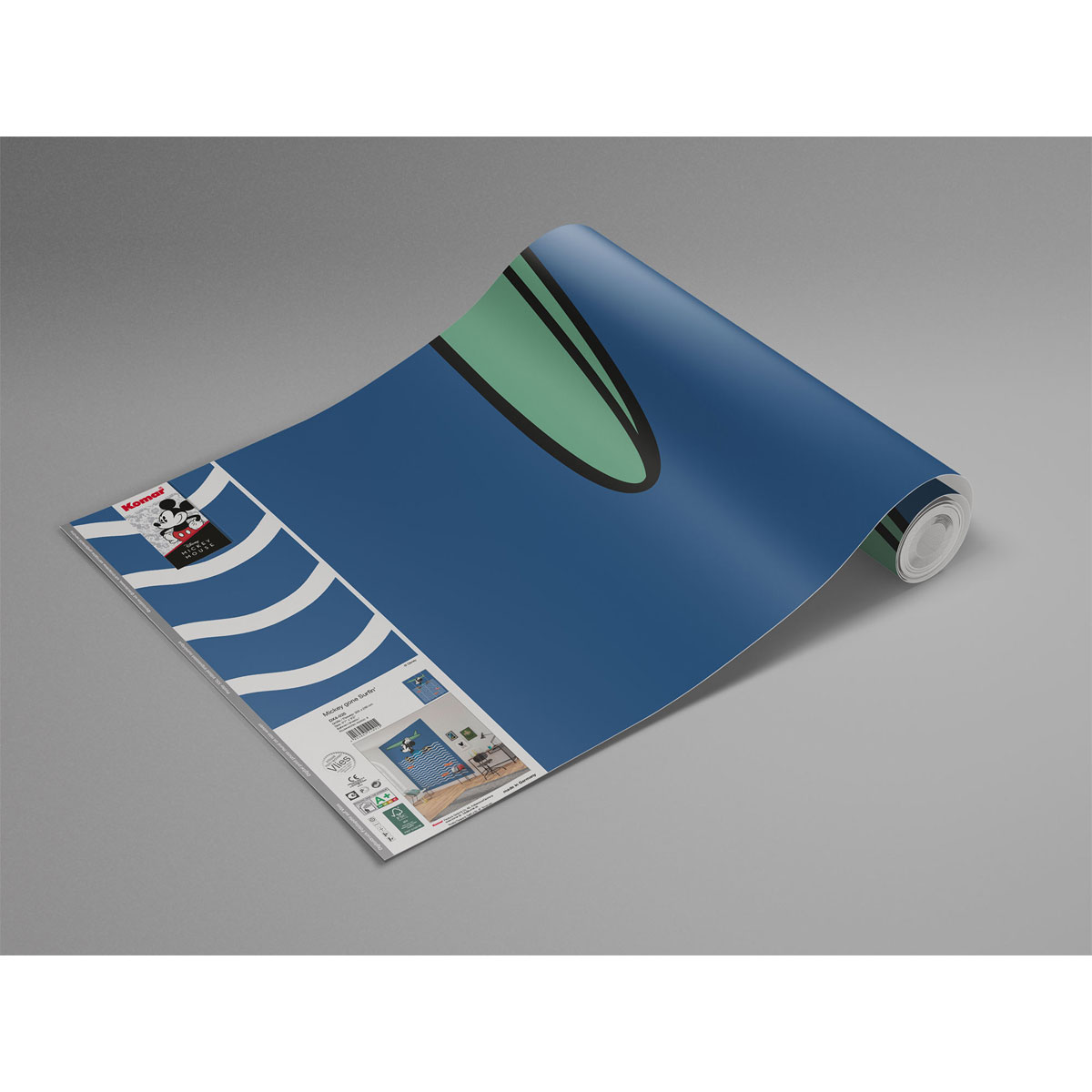 Komar  Vlies Fototapete Mickey gone Surfin' 200x280 cm Bild 3