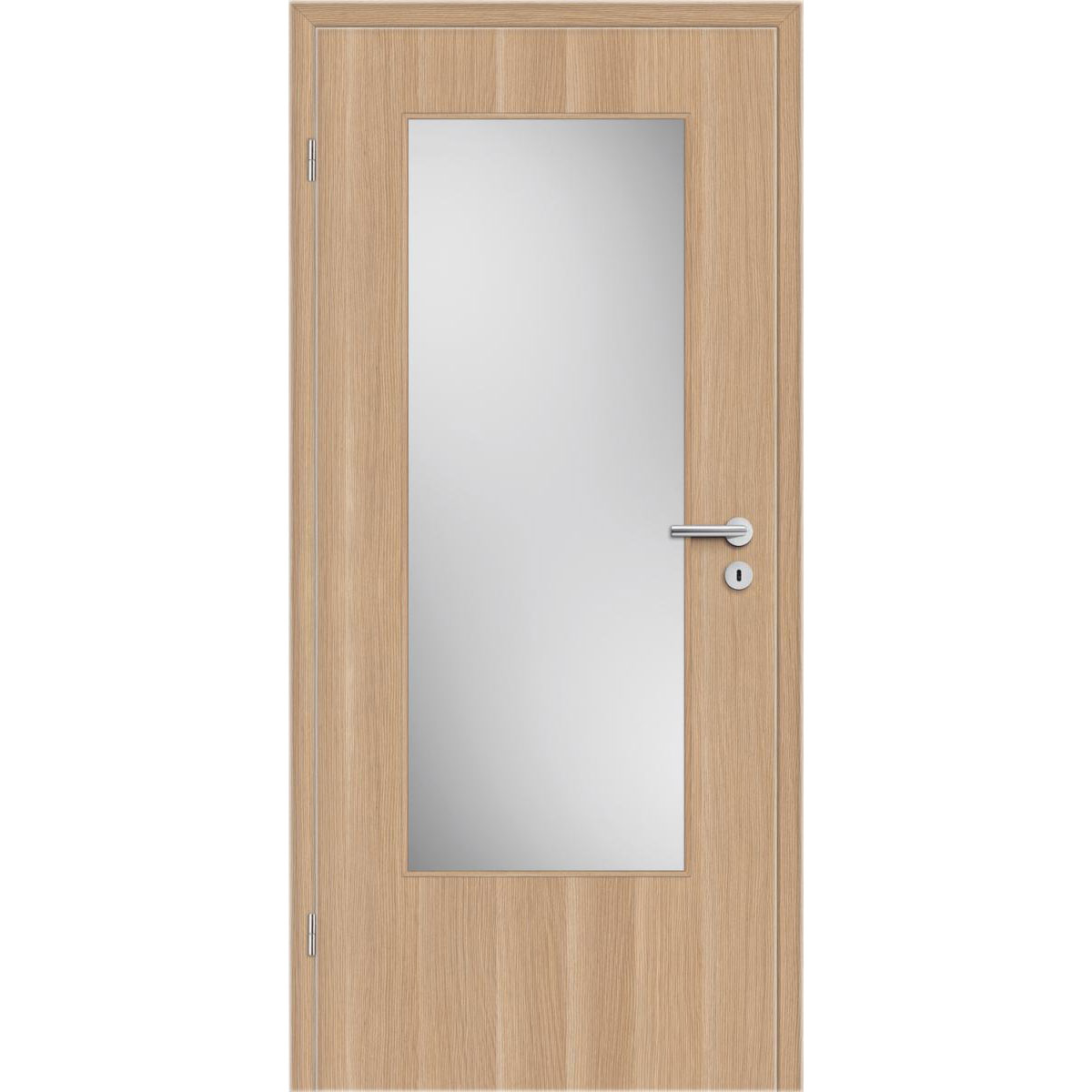 Borne Zimmertür CPL Sonneneiche aufrecht mit Lichtausschnitt 86 x 198,5 cm DIN links