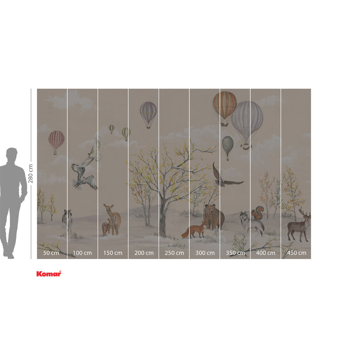 Komar  Vlies Fototapete Forest Expedition 450x280 cm Bild 3