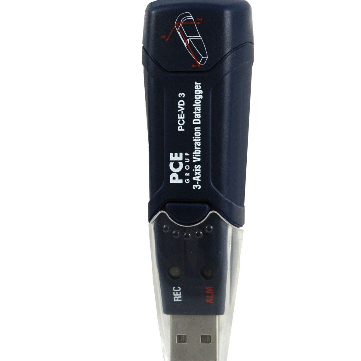 PCE Instruments Datenlogger „PCE-VD 3“, Schwingungsmessgerät mit FFT Frequenzanalyse Bild 4