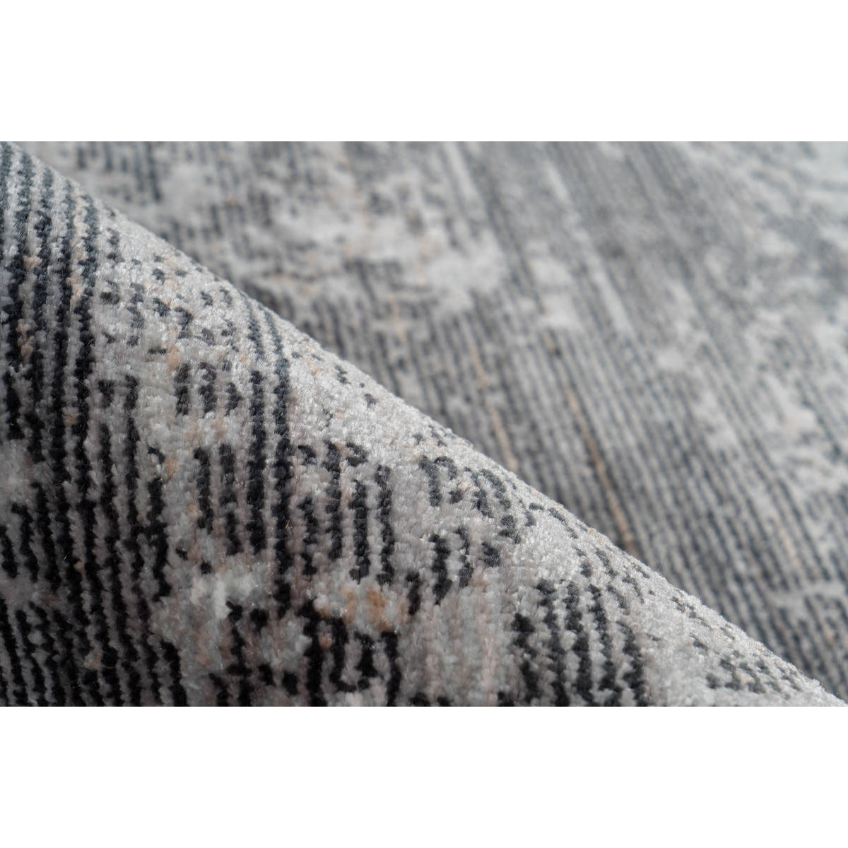 Fransenteppich Baroque 700 anthrazit Bild 3