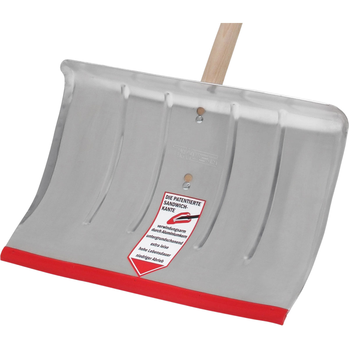 Triuso Schneeschieber mit Sandwichkante