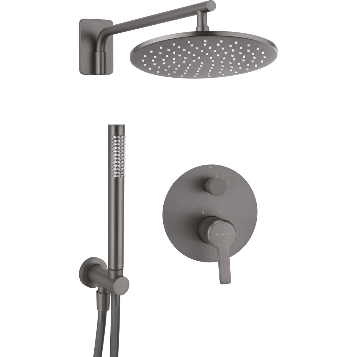 deante  Unterputz-Duschset ARNIKA titanium Bild 1