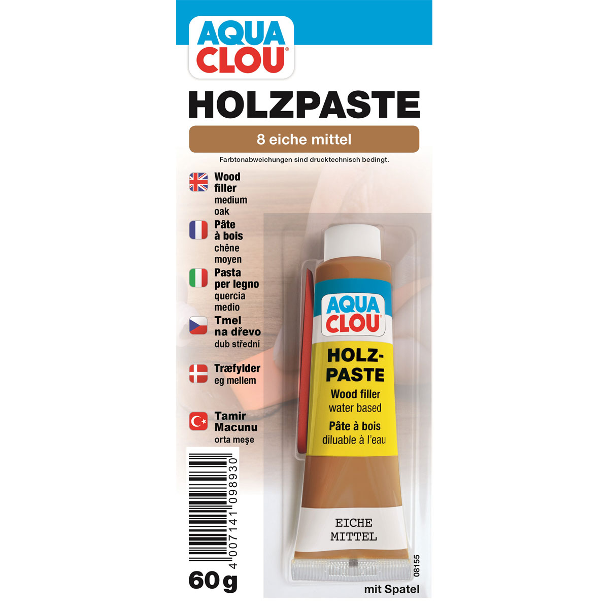 Clou Holzpaste Eiche mittel 60 g