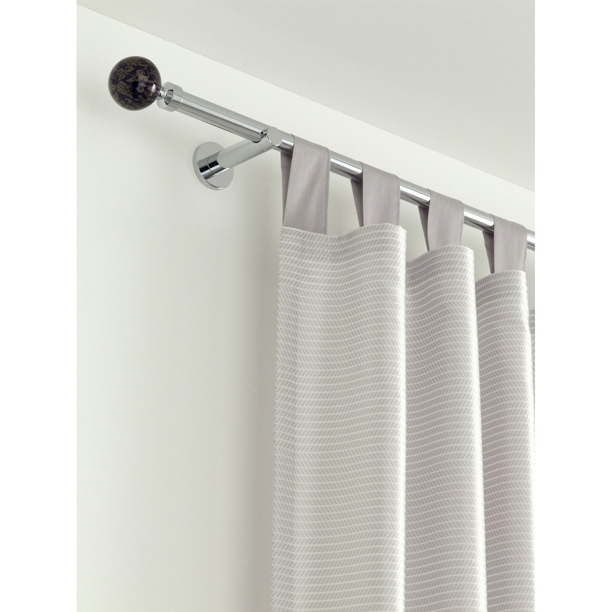 Gardinia Gardinenstange Chicago 120 cm Durchmesser 20 mm chrom Bild 6