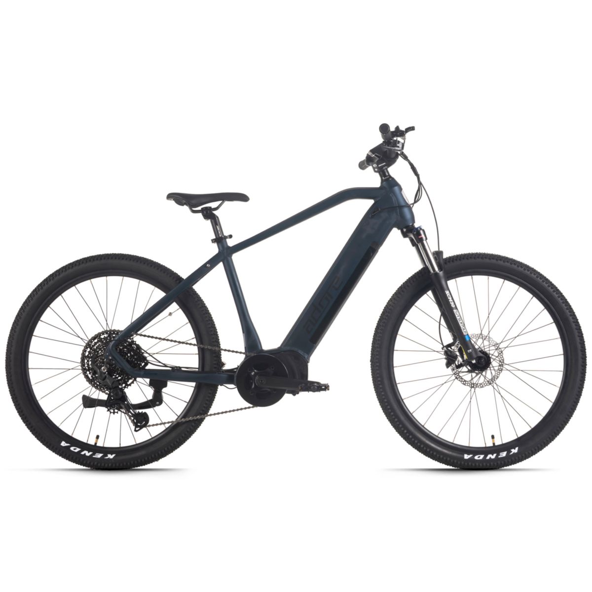 KS Cycling ADORE E-Mountainbike 27,5" Alu MTB Pedelec GX-650 Mittelmotor 80NM / 15Ah Nachtblau matt