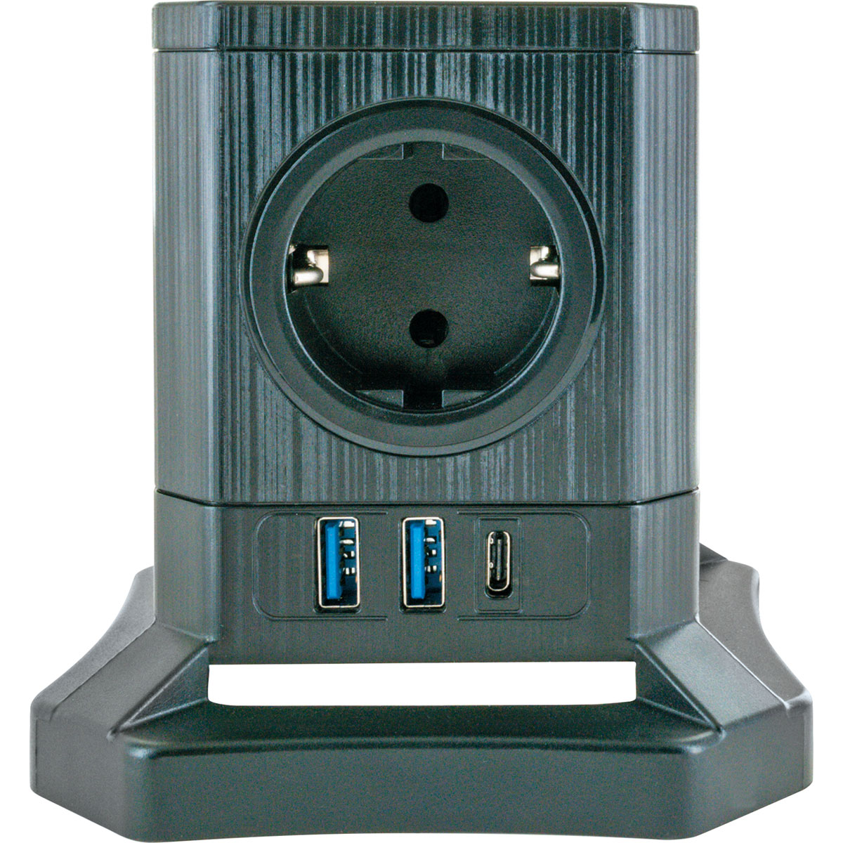 Schwaiger  Steckdosentower 5-fach mit 2-fach USB A mit USB C Bild 1
