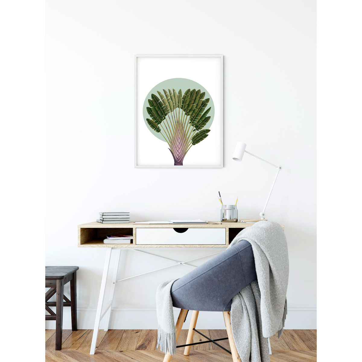 Komar  Wandbild Botanical Garden Pinnate Palm 50x70 cm