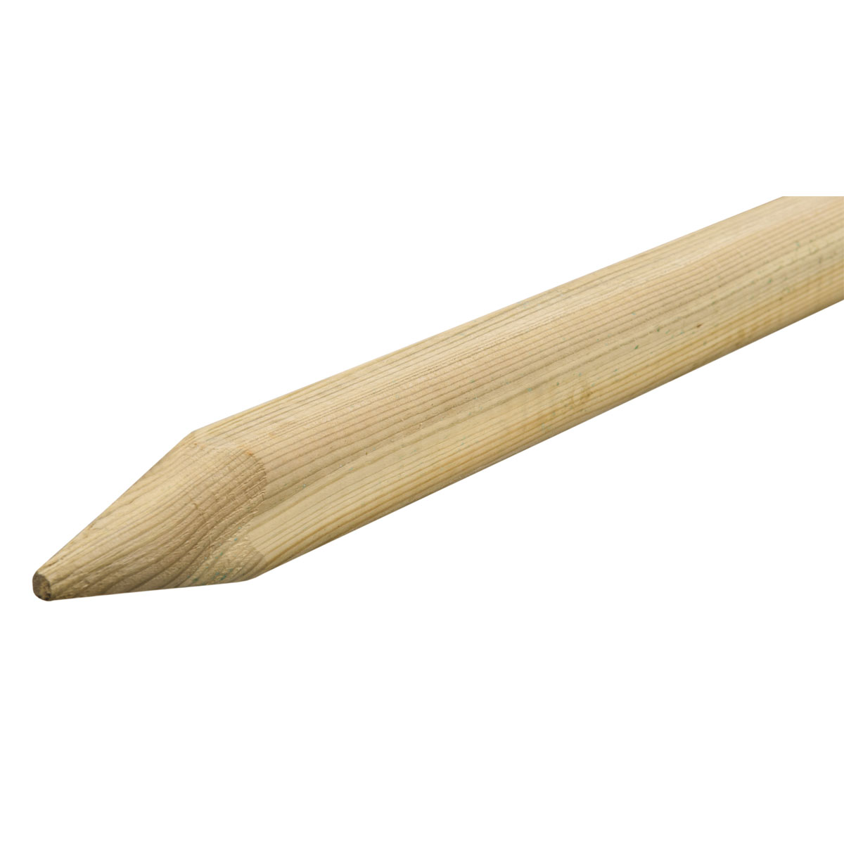 Baumpfahl gespitzt D. 5-7CM 1,50m gruen