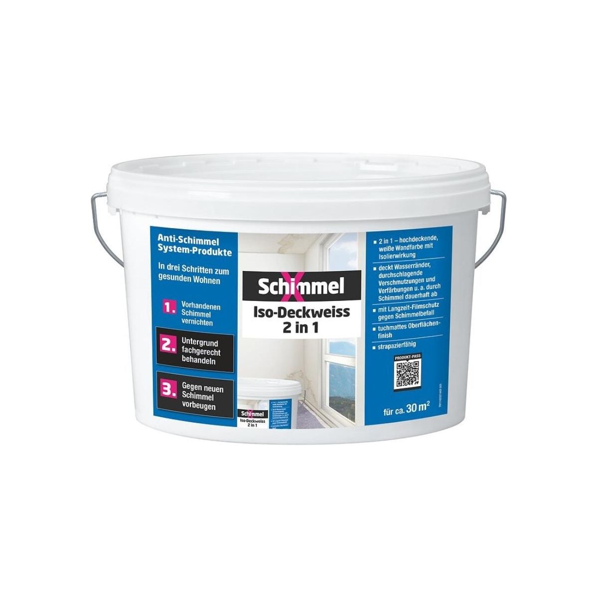 SchimmelX Iso-Deckweiss 2in1  5L