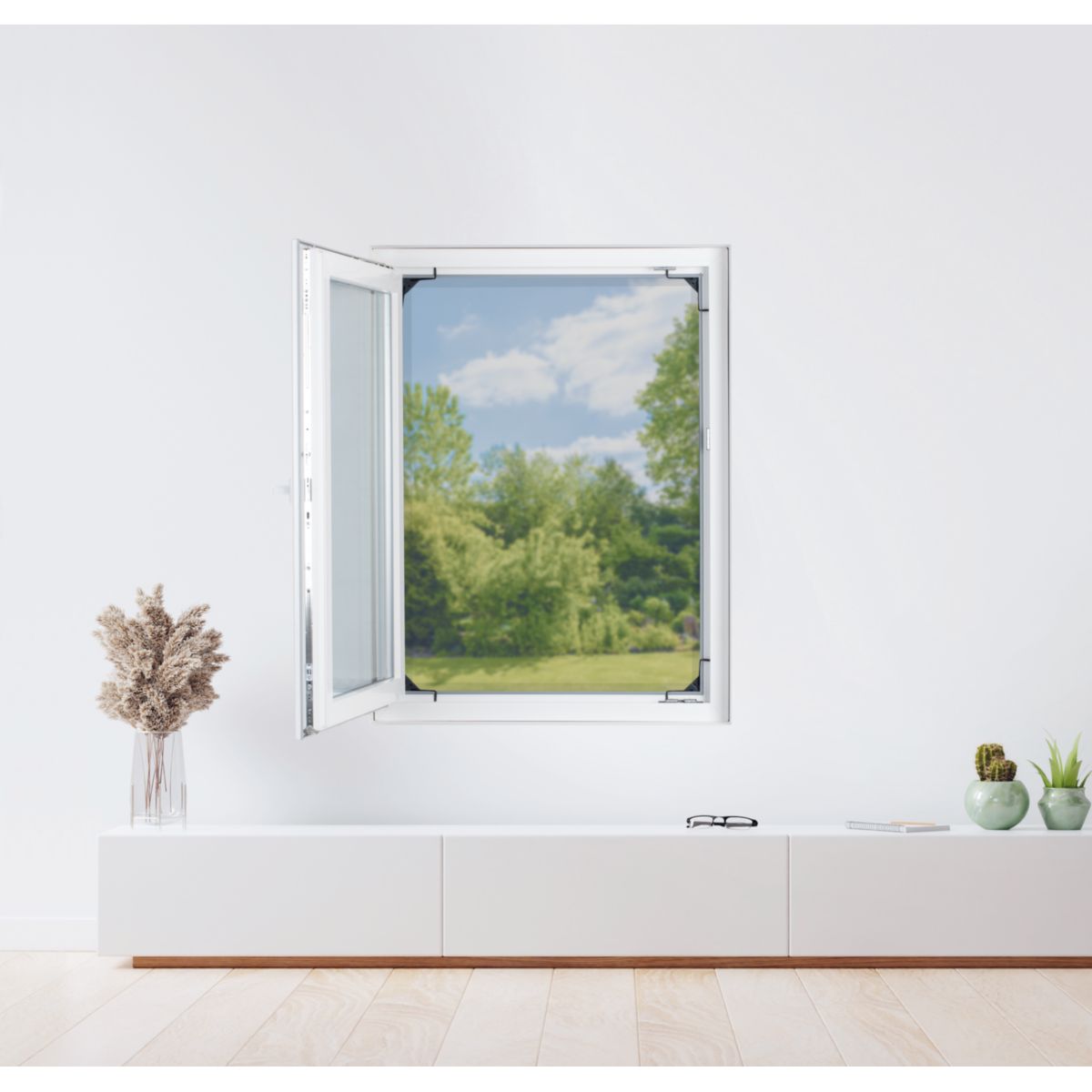 EASYmaxx Moskitonetz Magic Fit anthrazit Bild 2