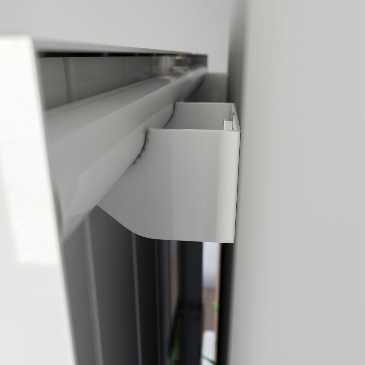 Schulte ExpressPlus DHK New York mit Spiegel alpinweiss 1806 x 608 x 80 mm 931 Watt Bild 7