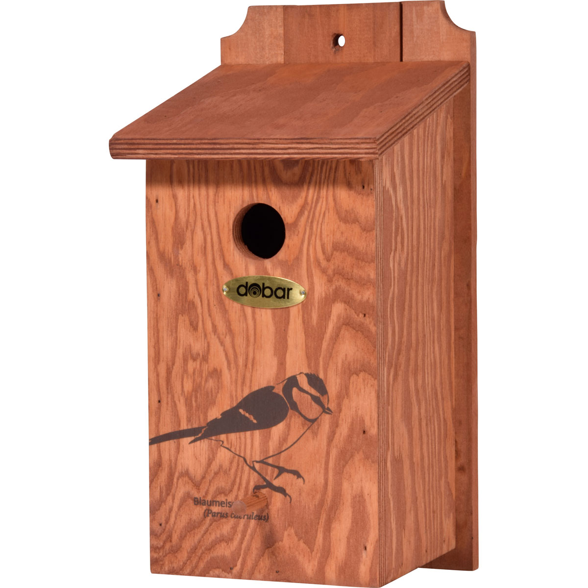 dobar Nistkasten Blaumeise 16 x 16 x 32 cm braun