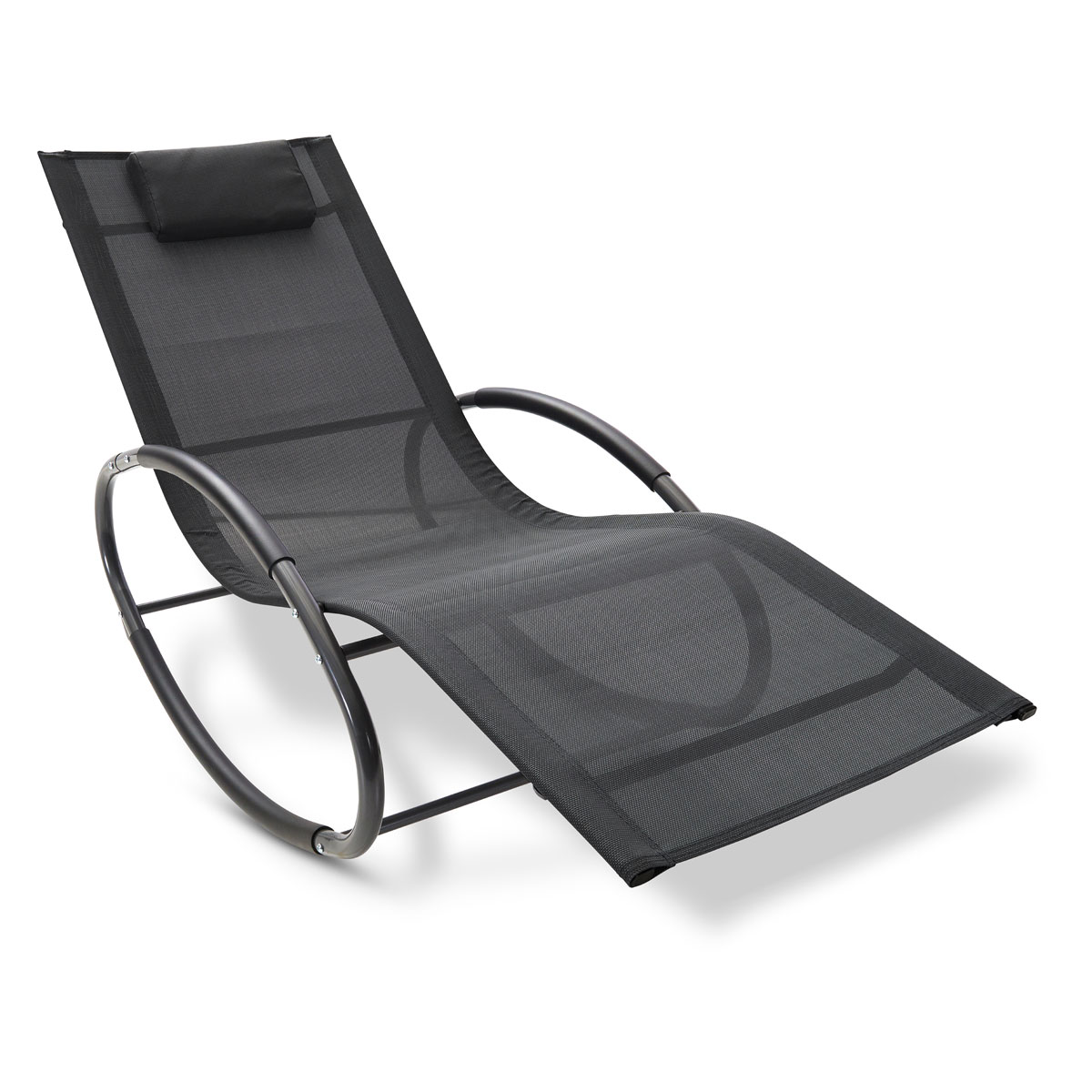 Leco Schaukel Gartenliege Schaukelstuhl Mila 178 x 64 x 78 cm Sonnenliege Bild 1