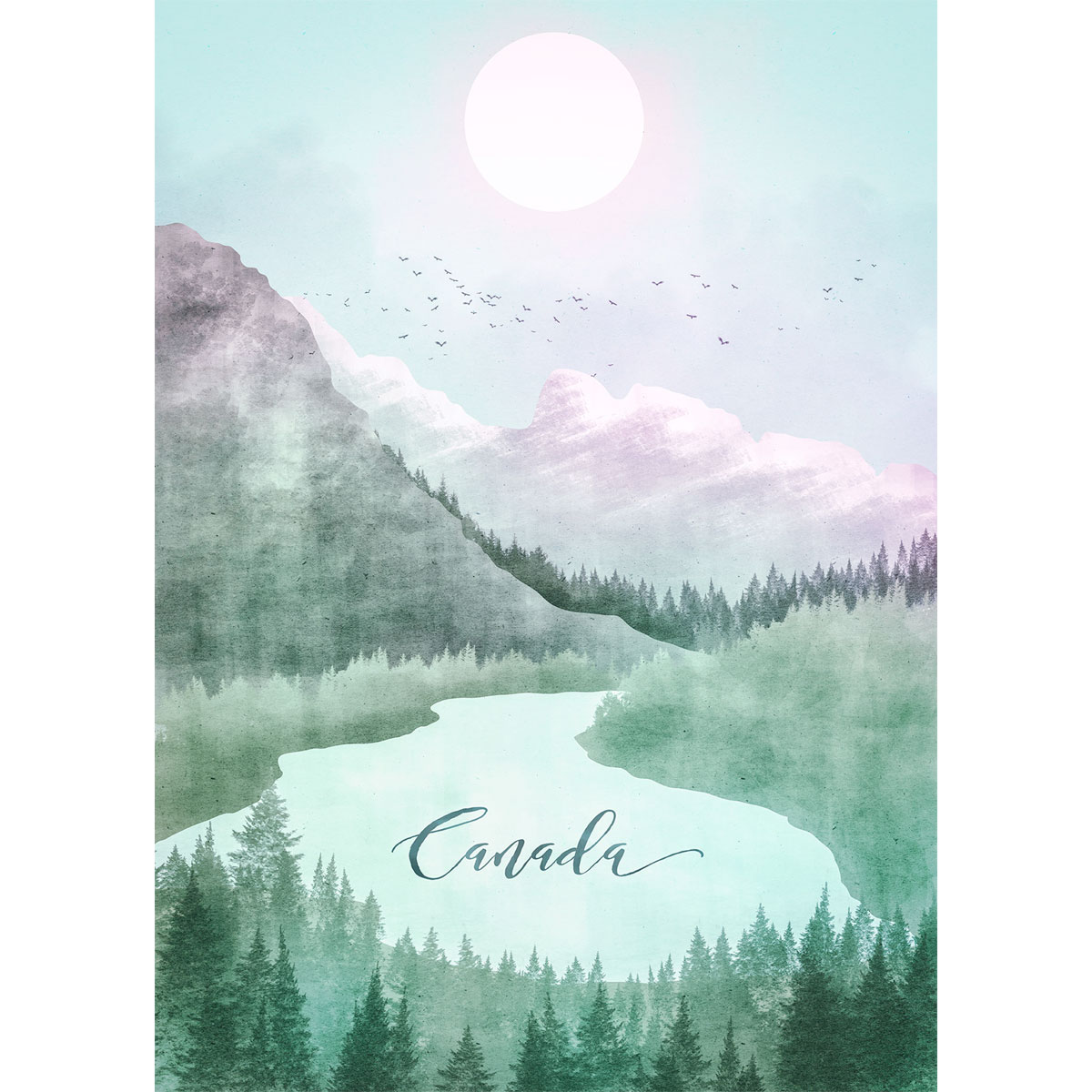 Komar  Wandbild Vintage Travel Canada 40x50 cm Bild 2