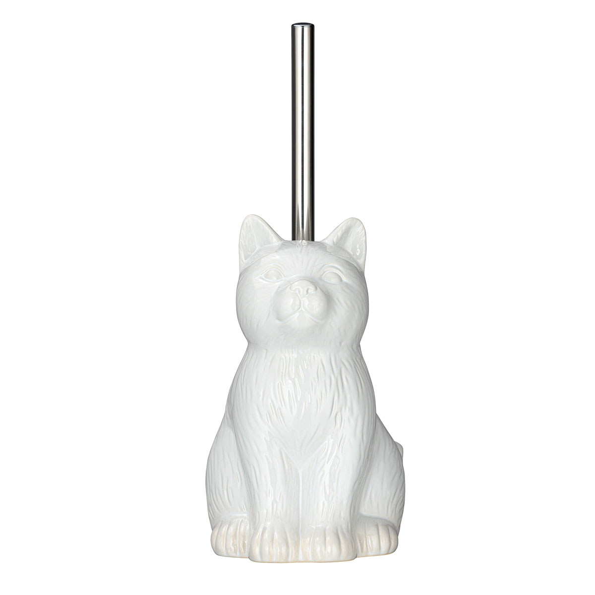 Wenko  WC-Garnitur Cat Weiß Keramik Bild 1