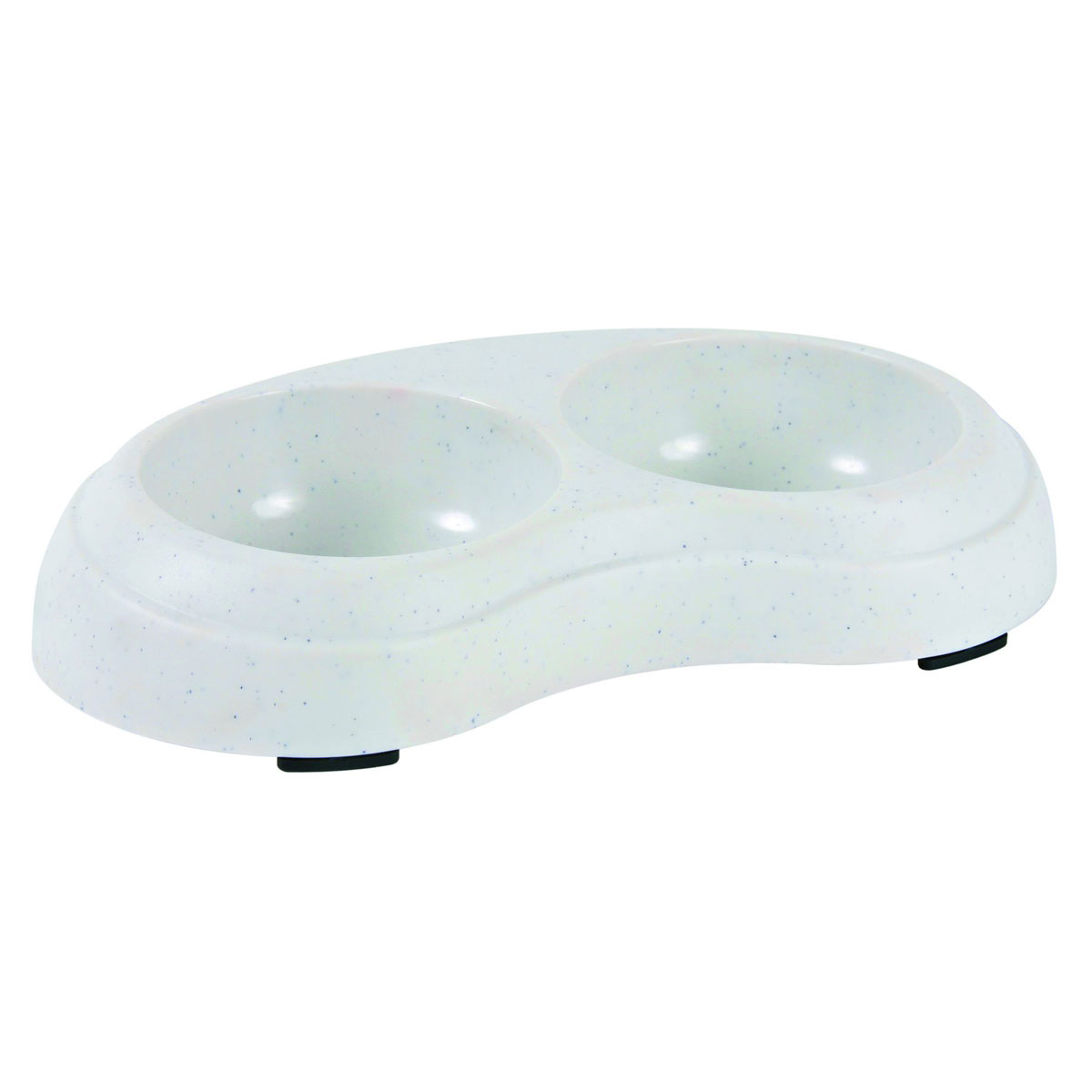 Trixie Napf doppelt Kunststoff schwer 2×0,2l