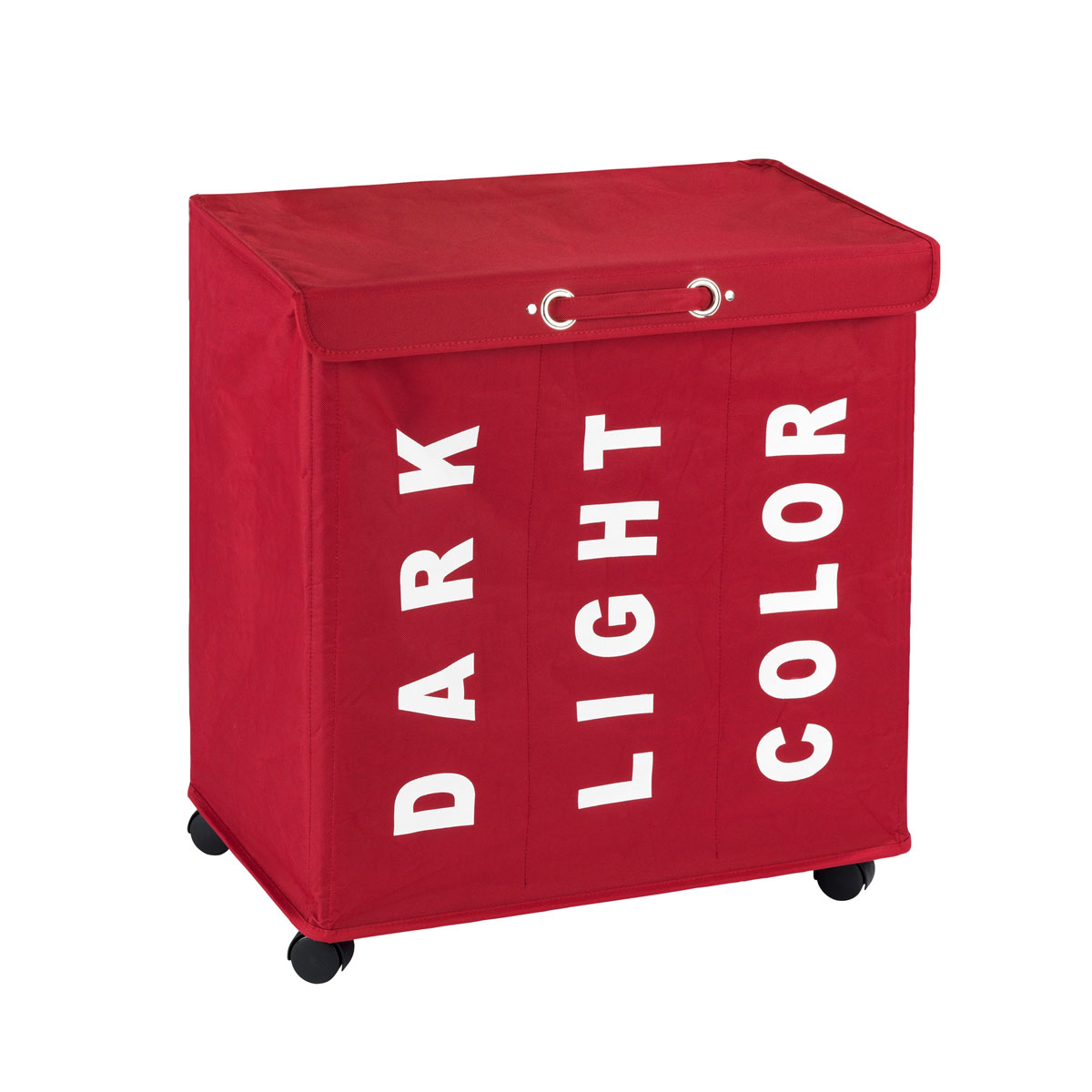 Wenko  Wäschesammler Trivo Rot Wäschekorb 116 l Bild 1