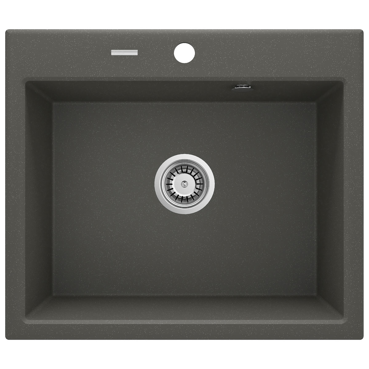 deante  1 Becken Granitspüle ANDANTE ohne Abtropffläch anthrazit metallic