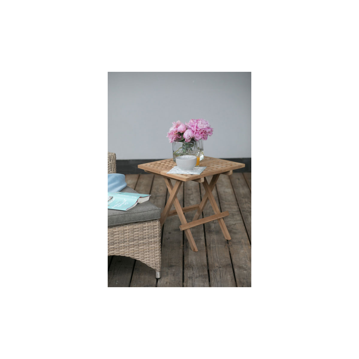 deVries Beistelltisch Woodie 50 x 50 cm Bild 2