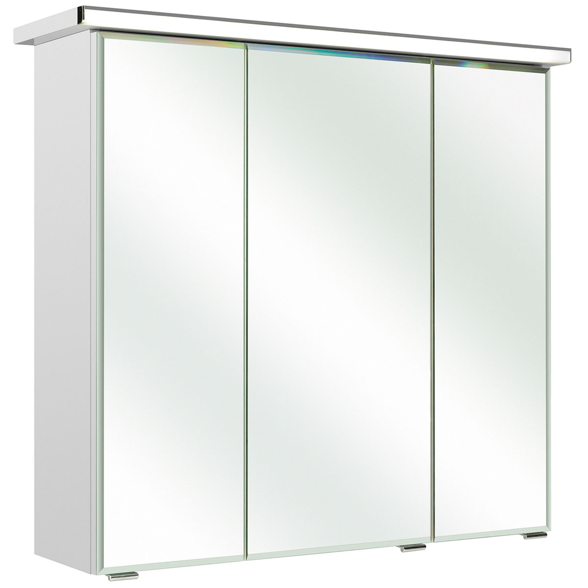 Pelipal LED-Spiegelschrank Trentino weiß gänzend 75 x 72 x 20 cm