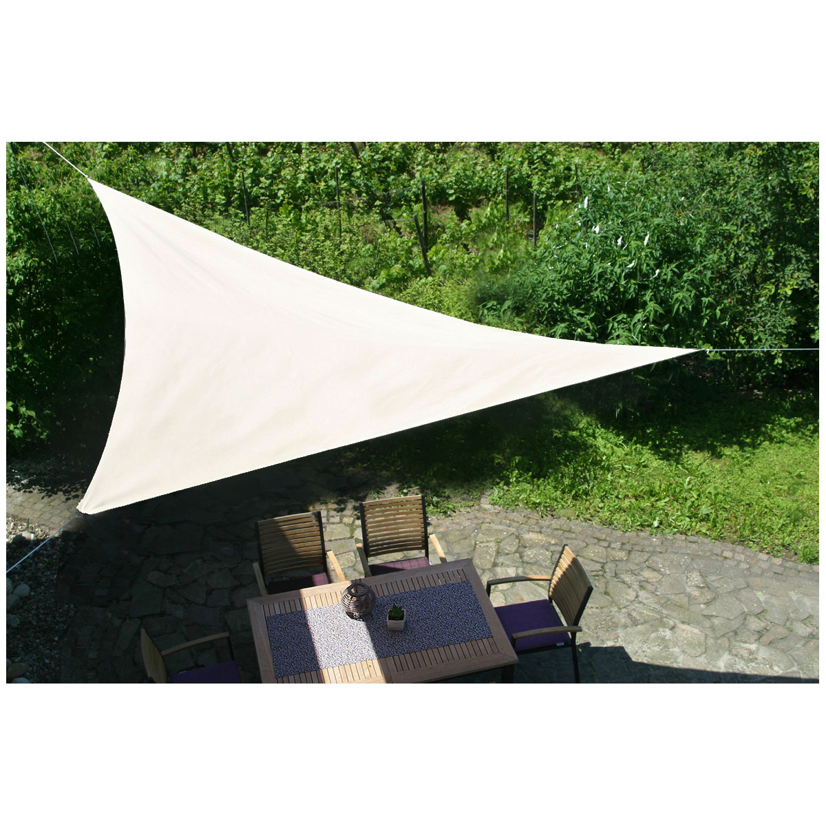 GO-DE Sonnensegel Natur 360 cm Bild 2