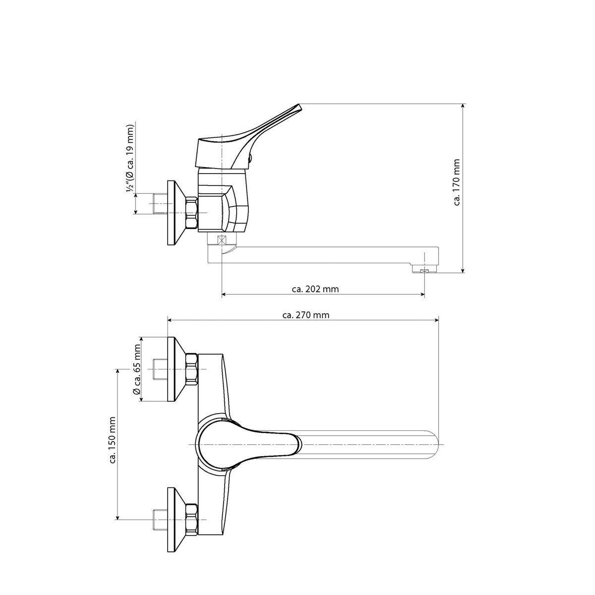 Wandarmatur Attica Bild 2
