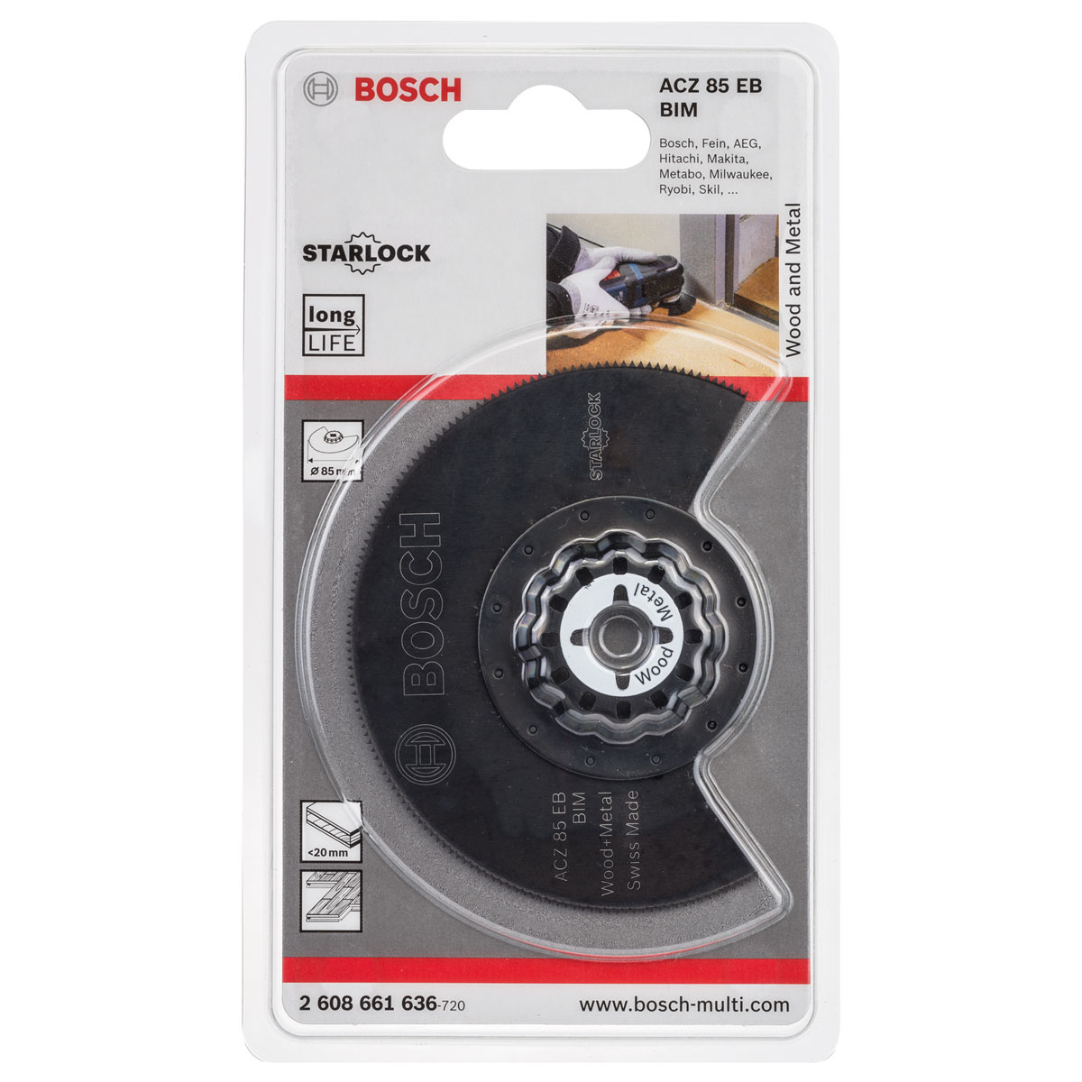 Bosch Professional  BIM Segmentsägeblatt ACZ 85 EB Wood and Metal 85 mm Bild 2