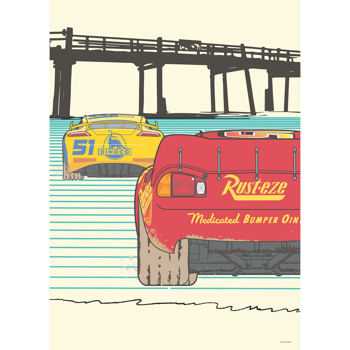 Komar  Wandbild Cars Strengthen Together 40x50 cm Bild 2