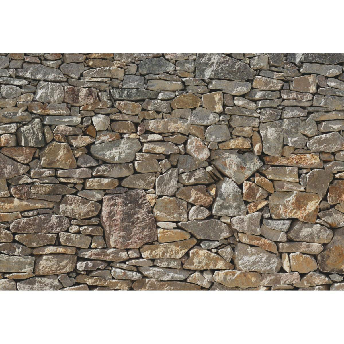 Komar Papier-Fototapete Stone Wall 8-teilig 368 x 254 cm