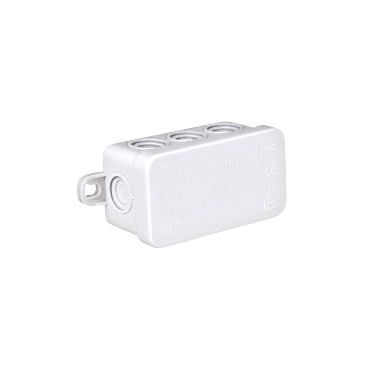 Abzweigkasten AP IP54 75 x 40 mm weiß