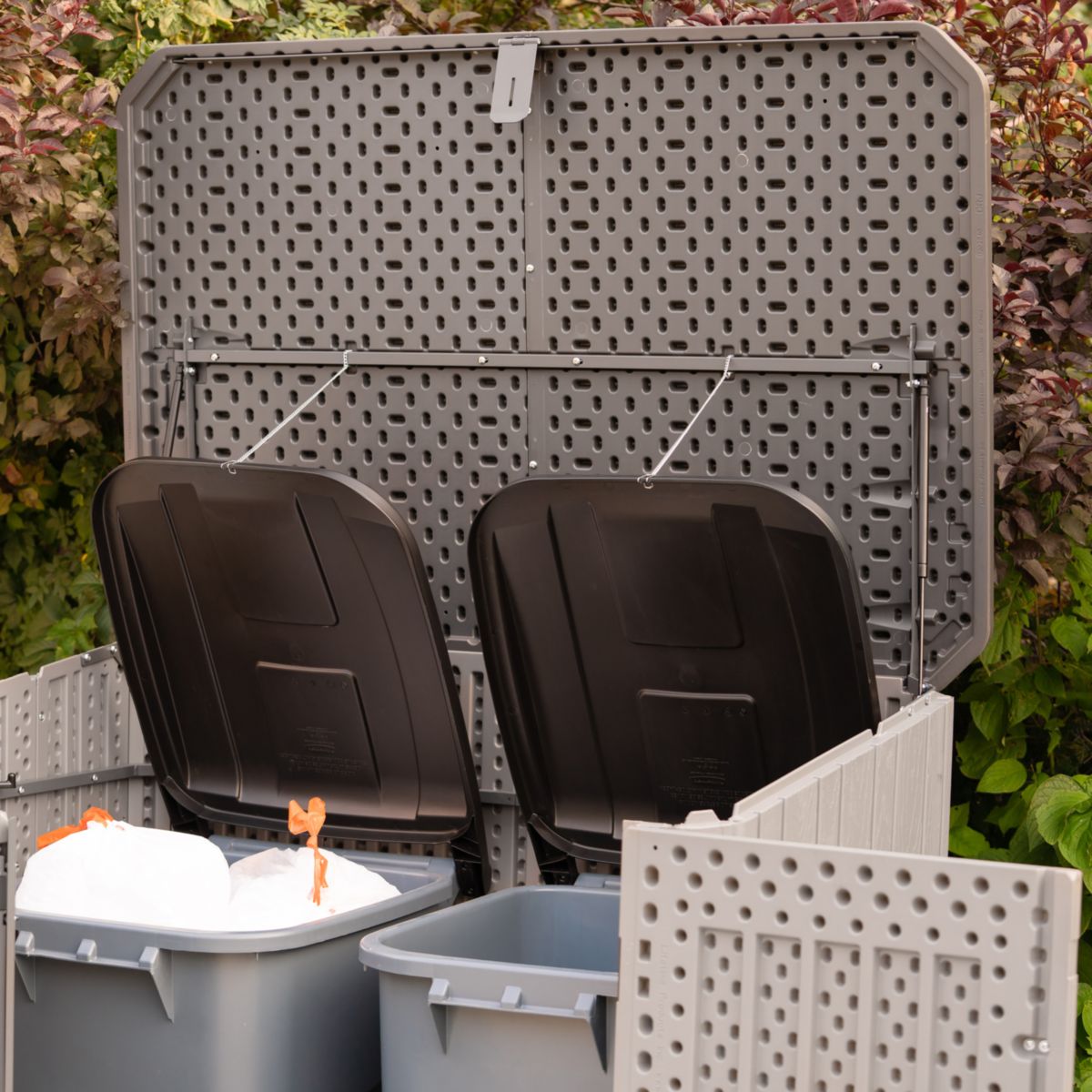 Lifetime Mülltonnenbox Phil 2x240 L 94x146x128 cm Bild 8