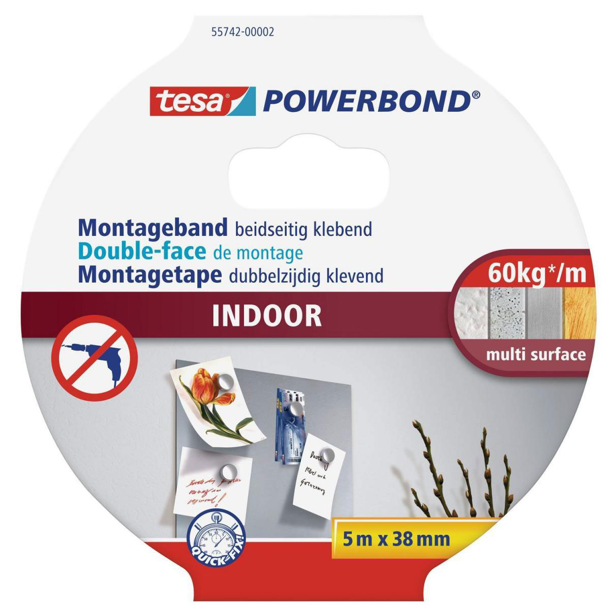 Tesa Powerbond 5mx38 mm