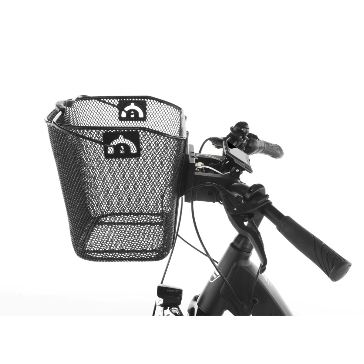 Fischer  Lenker Korb E-Bike ergonomisch schwarz