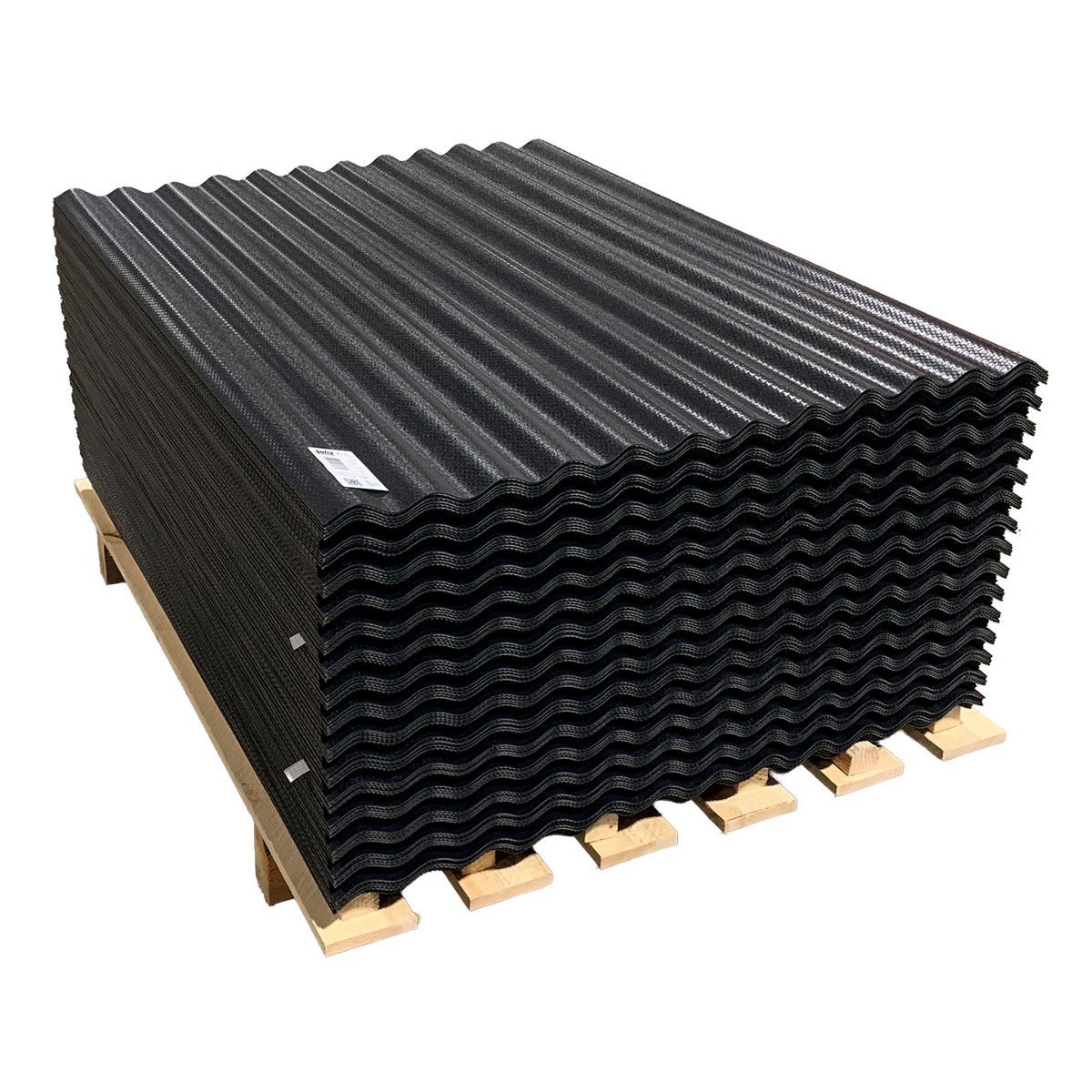 Guttanit+ Wellplatte 76/18 Mini 1200x900mm Schwarz Bild 2