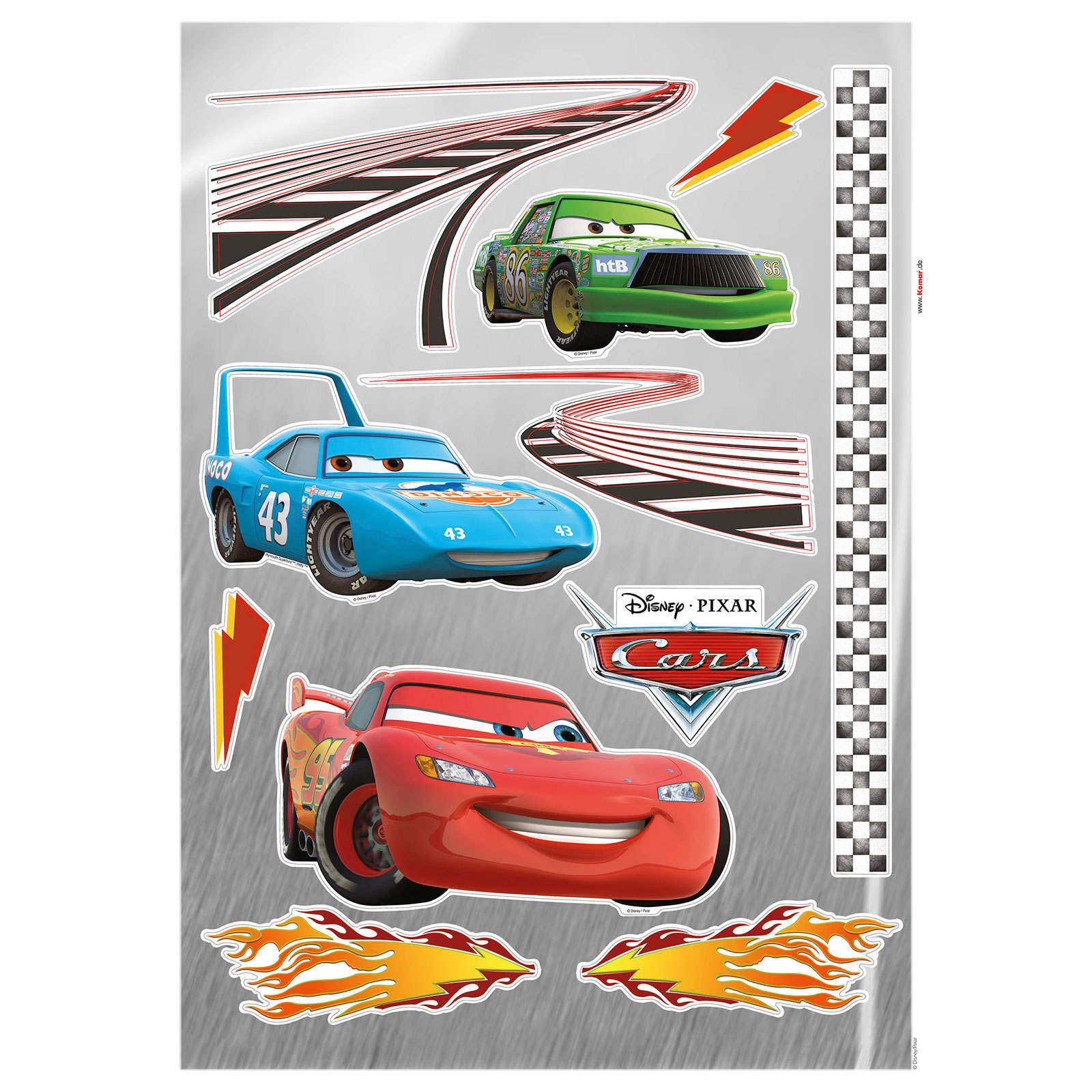 Komar  Wandtattoo Cars 50x70 cm Bild 2