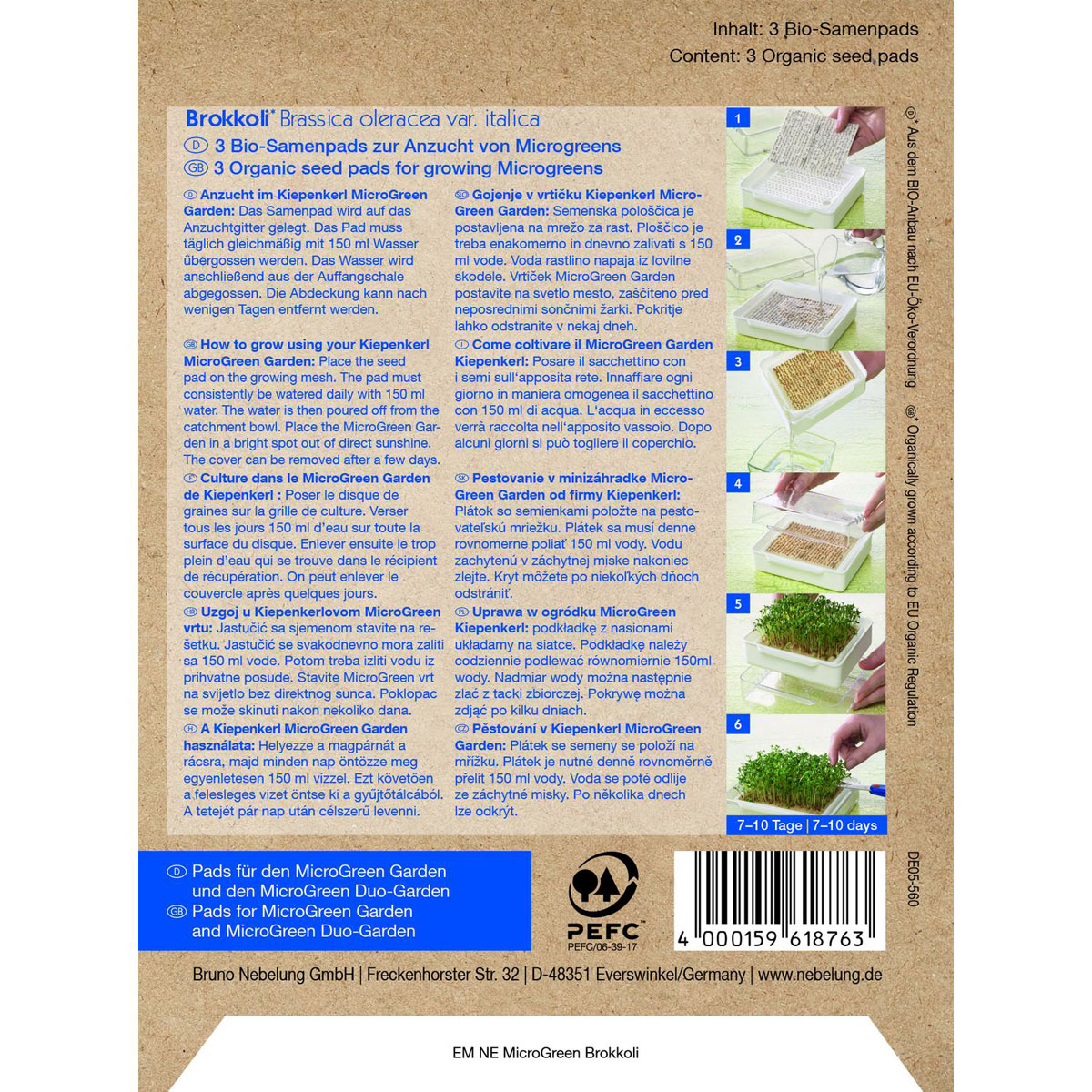 Kiepenkerl Nachfuellpads Brokkoli BIO Bild 3