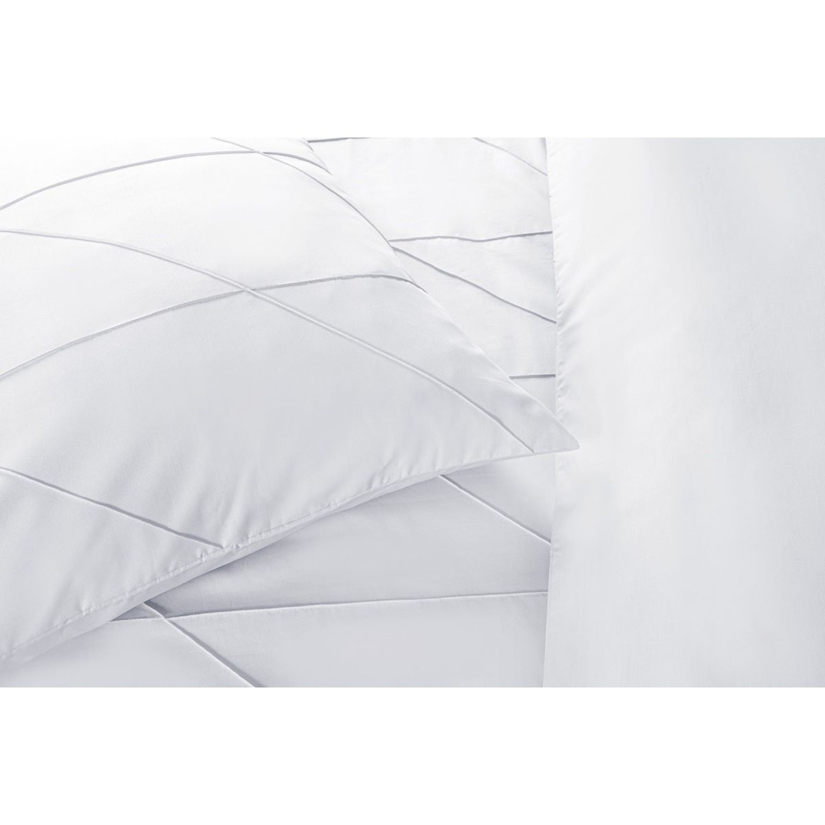 Bettwäsche Lamia 125 Weiß 135cm x 200cm / 80cm x 80cm Bild 2