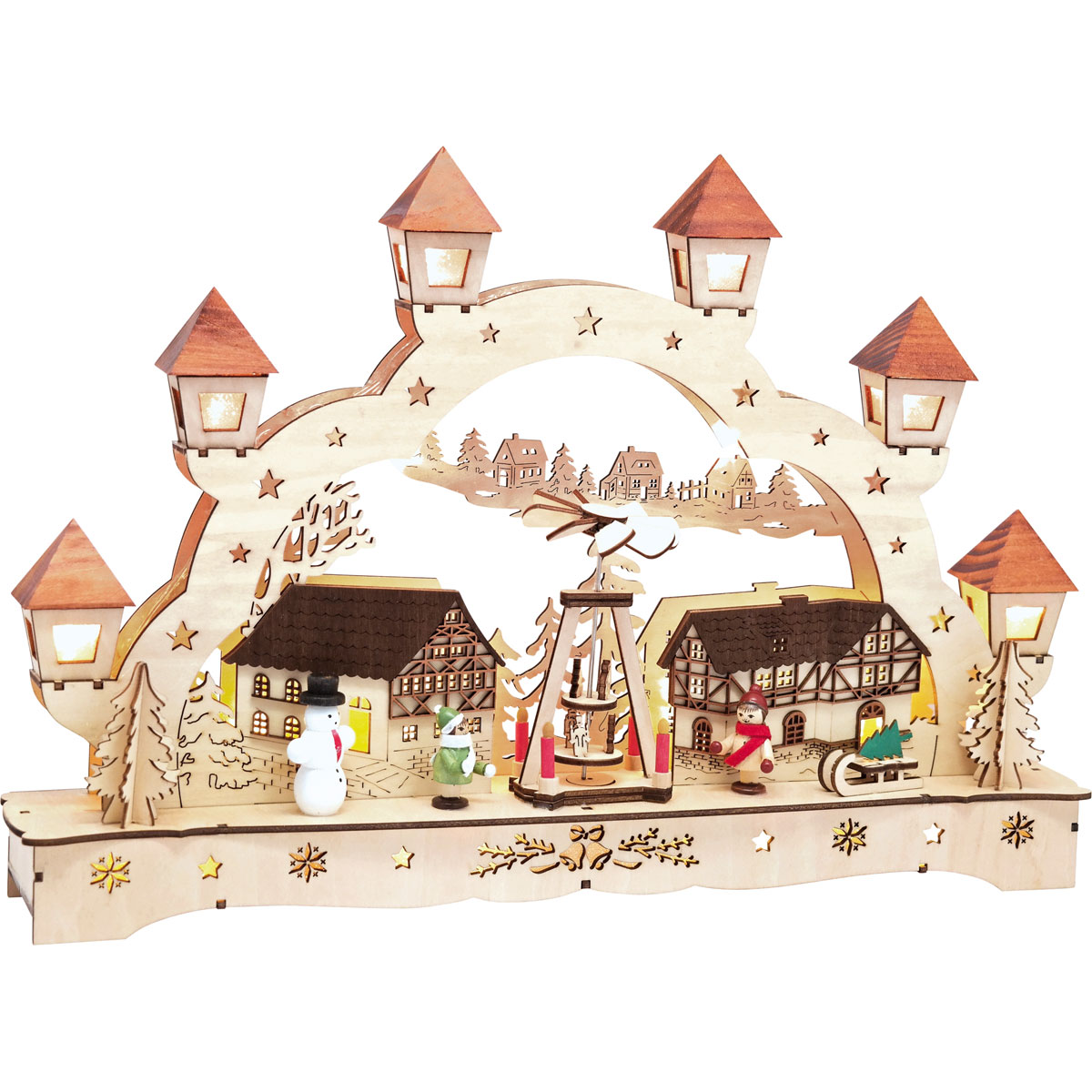 Lichterbogen Altstadt Batterie und Netzbetrieb