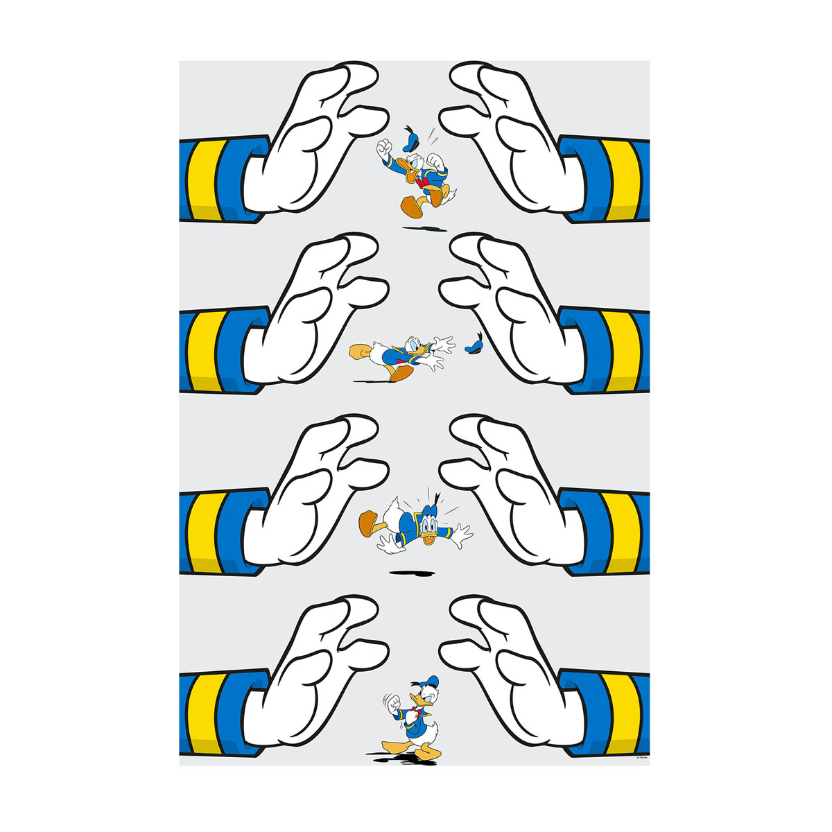 Komar  Wandbild Donald Duck Hands 40x50 cm Bild 2