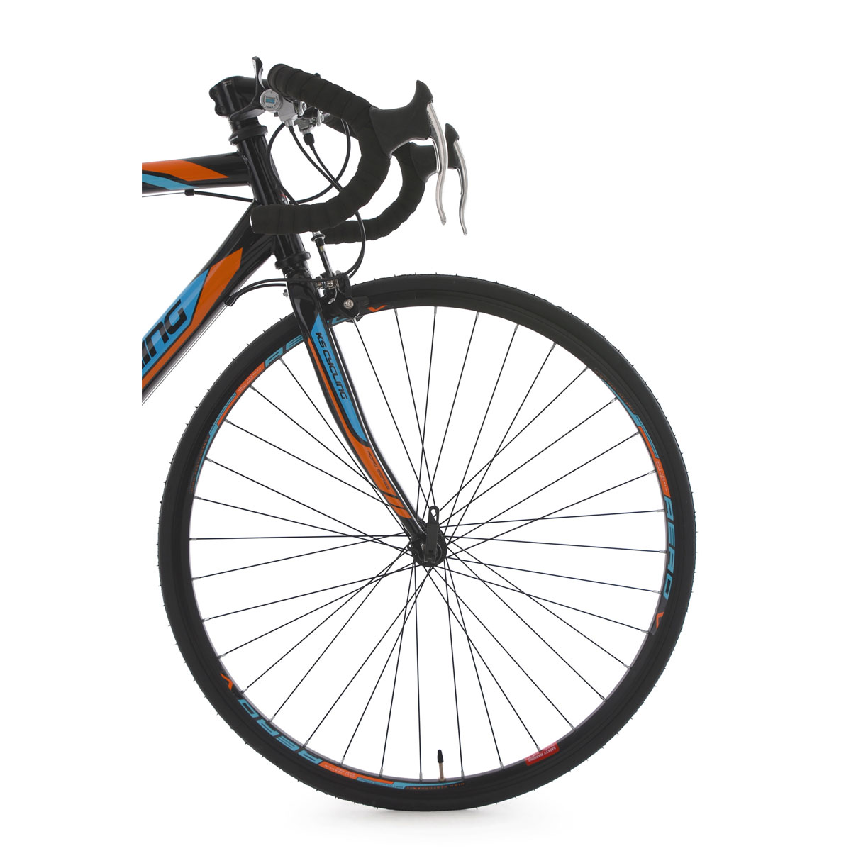 KS Cycling Rennrad Piccadilly 59 cm schwarz-orange Bild 7