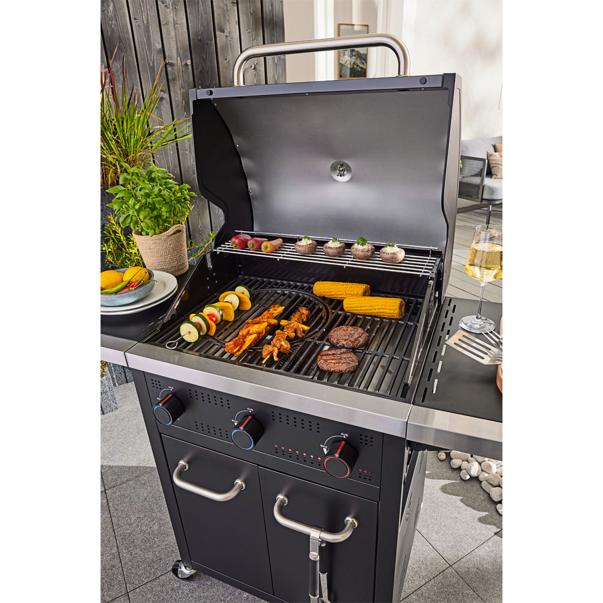 Rothmann Gasgrillwagen Montana 3 Plus Bild 6