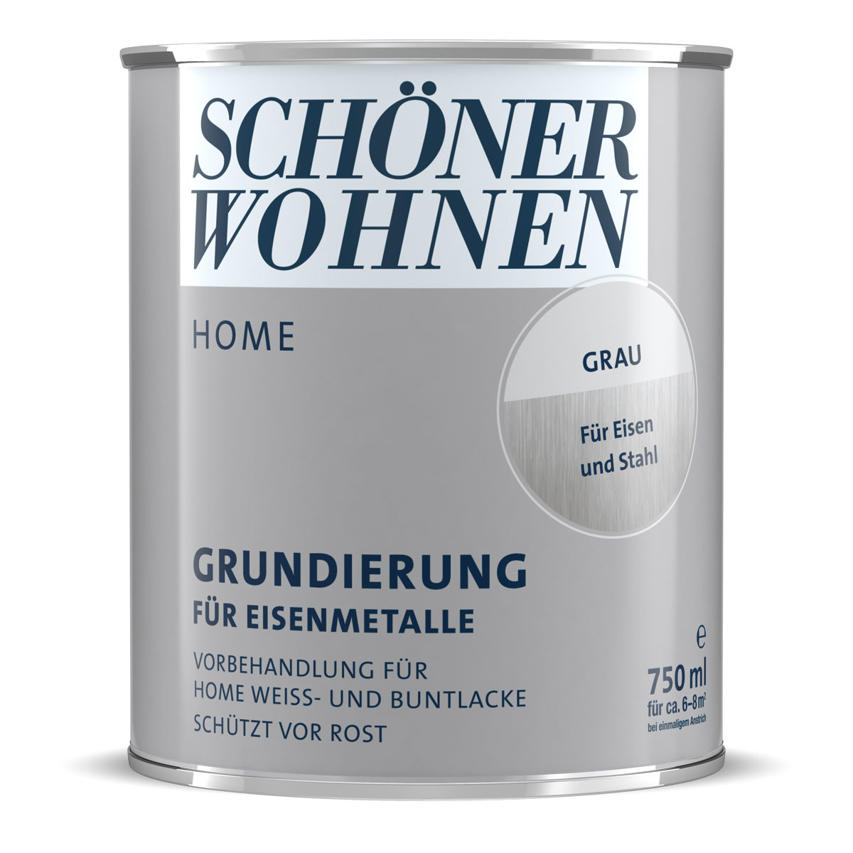Schöner Wohnen Farbe Grundierung Home für Eisenmetalle grau 750 ml