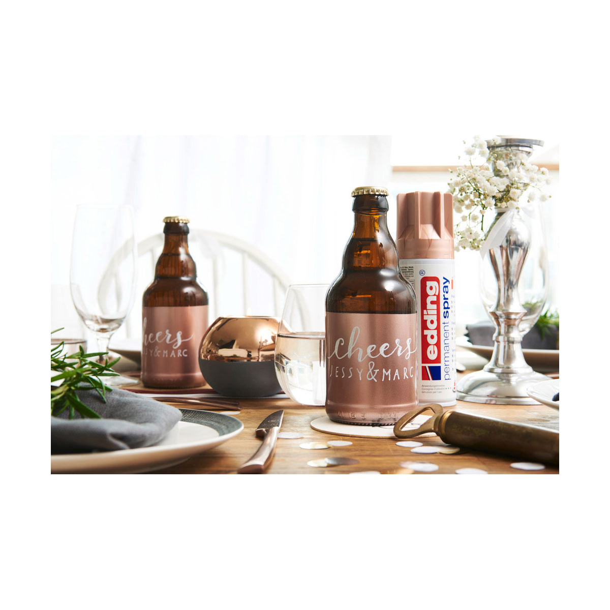 Edding  Spray 5200 roségold seidenmatt Bild 3