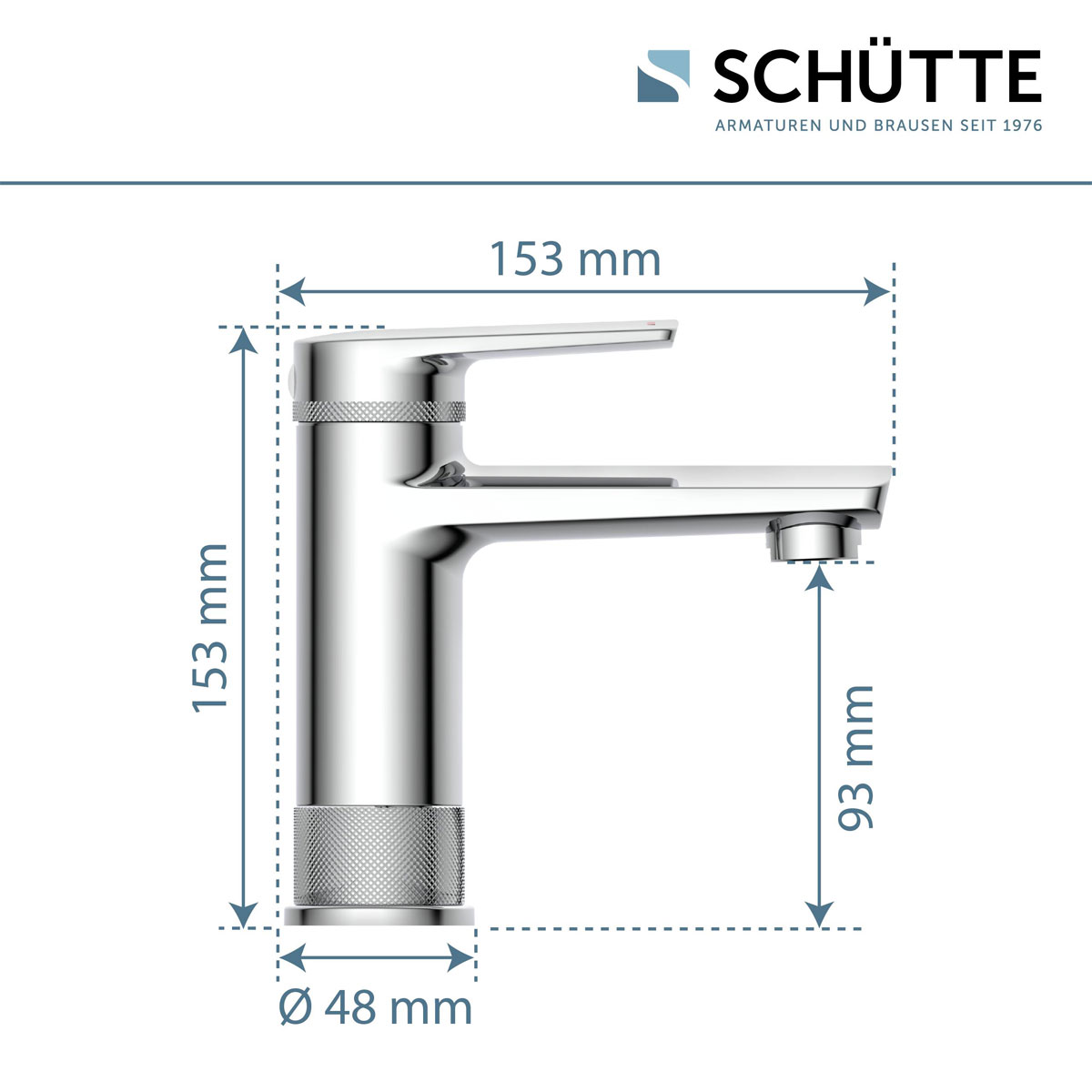 Schütte  WT-Armatur Liverpool,chrom,Eco-Klick- Bild 5