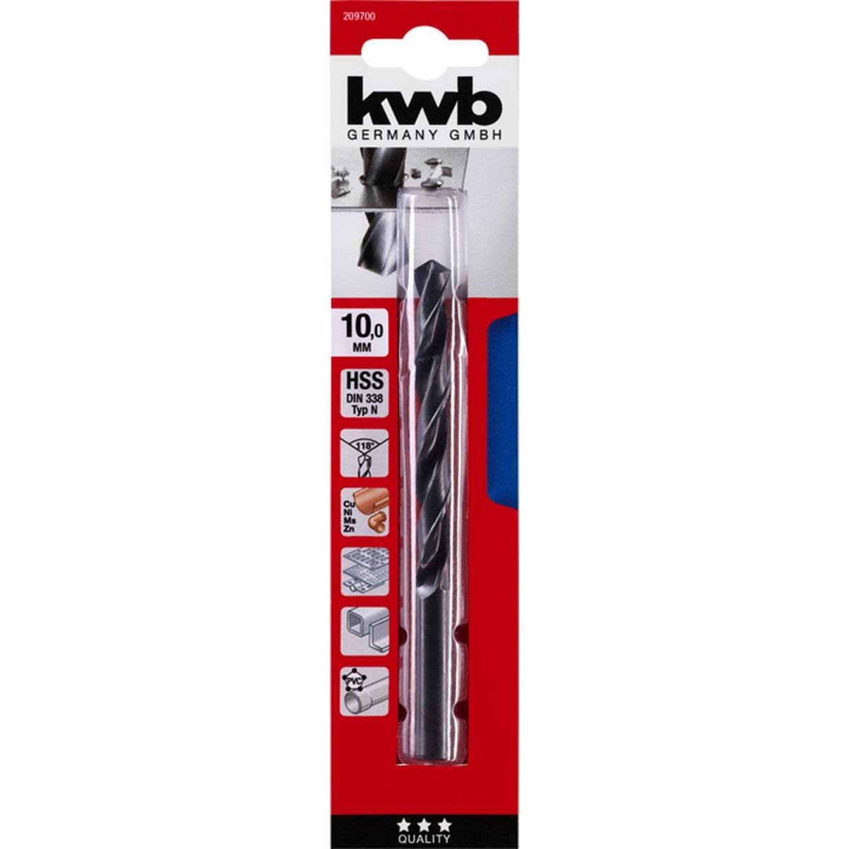 kwb  Spiralbohrer Durchmesser 10 mm Bild 2