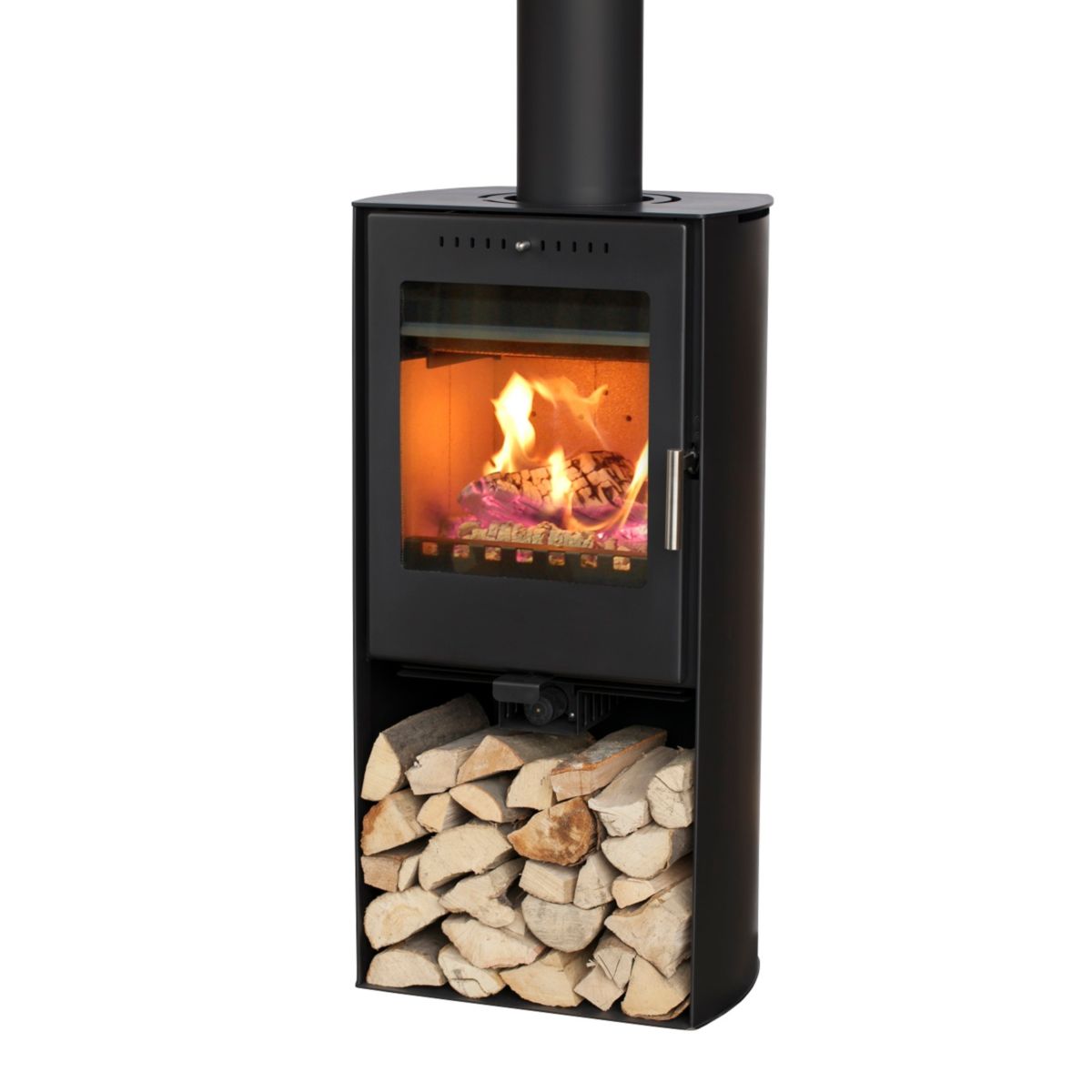 Kaminofen Aduro 19 mit Aduro Tronic, Kubischer Front