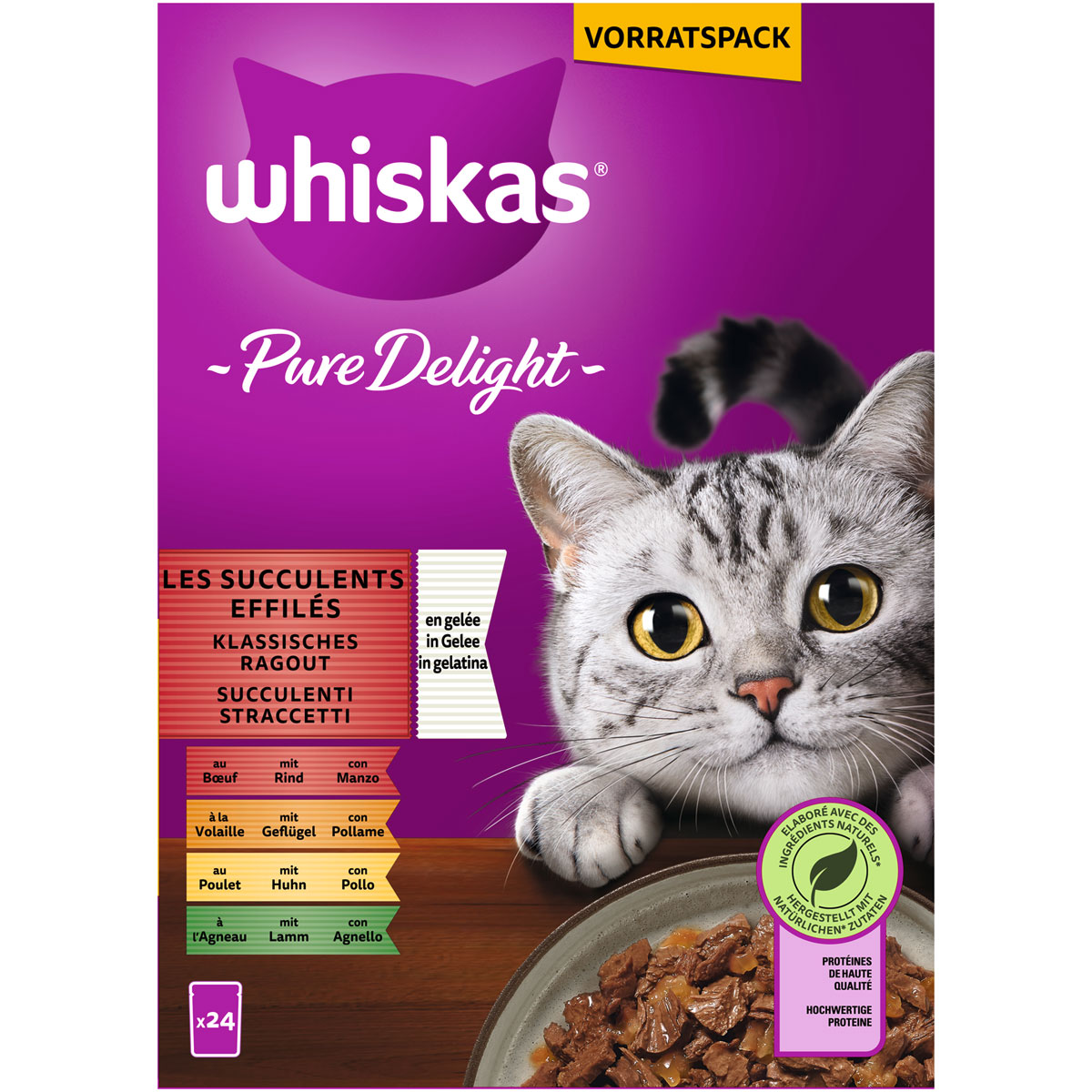 Whiskas Multipack Pure Delight in Gelee 24 x 85 g Bild 2