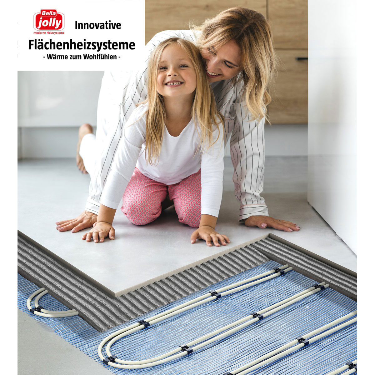 Jollytherm Warmwasser Fußbodenheizung Aquaheat 20 m² Bild 4