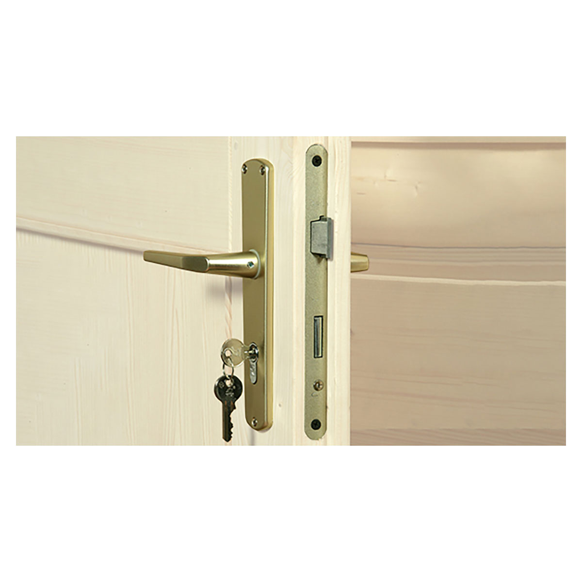 Gartenhaus 263 Größe 2 hellgrau Bild 4